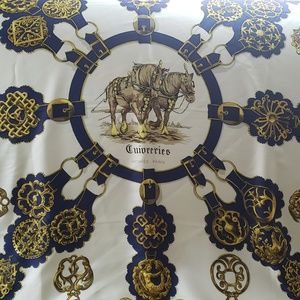 Hermes Royle Mews 100% Silk Scarf